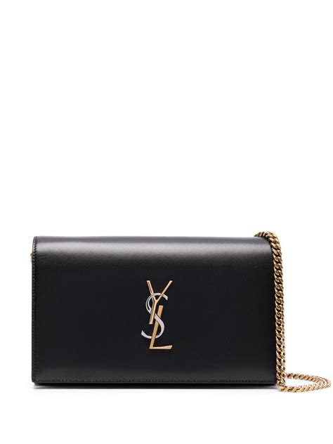 logo-plaque crossbody bag ysl